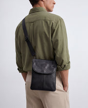 Black Leather Crossbody Bag