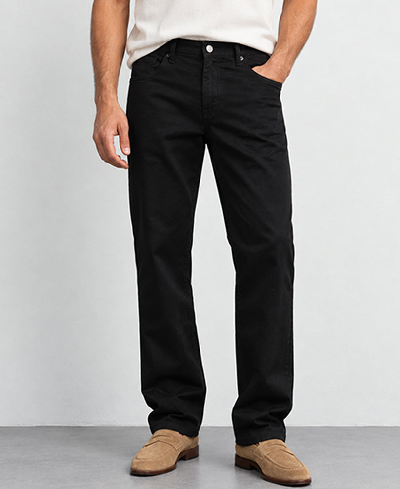 Jet Black Stretch Jeans