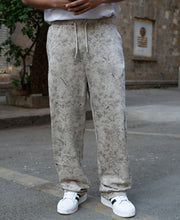 Neutral Printed Baggy Fit Trackpant.
