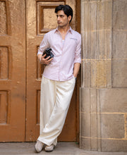 Pink Oxford Stripe Shirt 100% Cotton