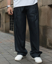 Black Pleated Trousers