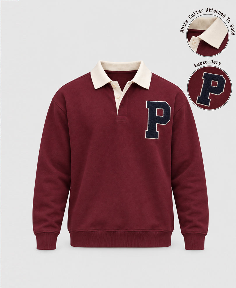 Wine Patch Embroidered T-Shirt