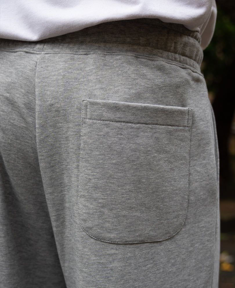 Grey Melange Baggy Trackpant.