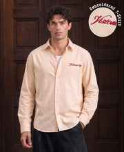 Light Peach Embroidered Shirt