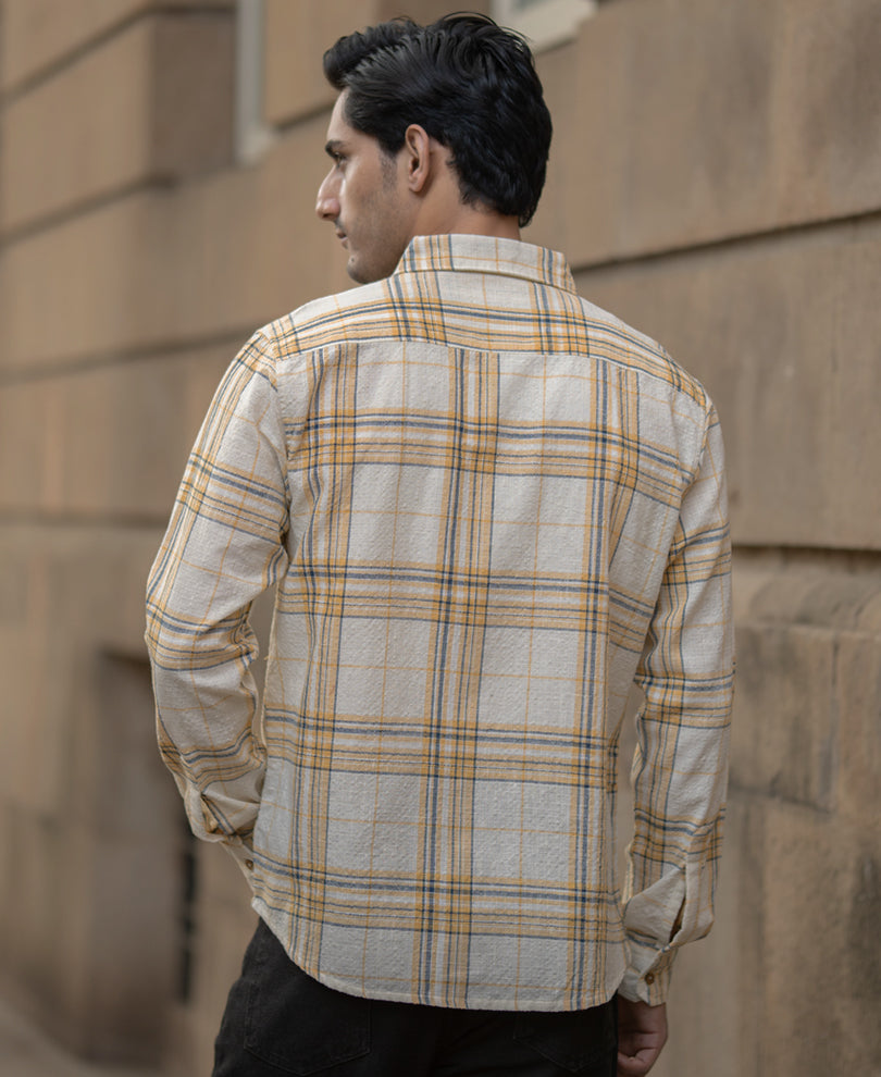 Off-White Lightweight Structure Checks Shirt.