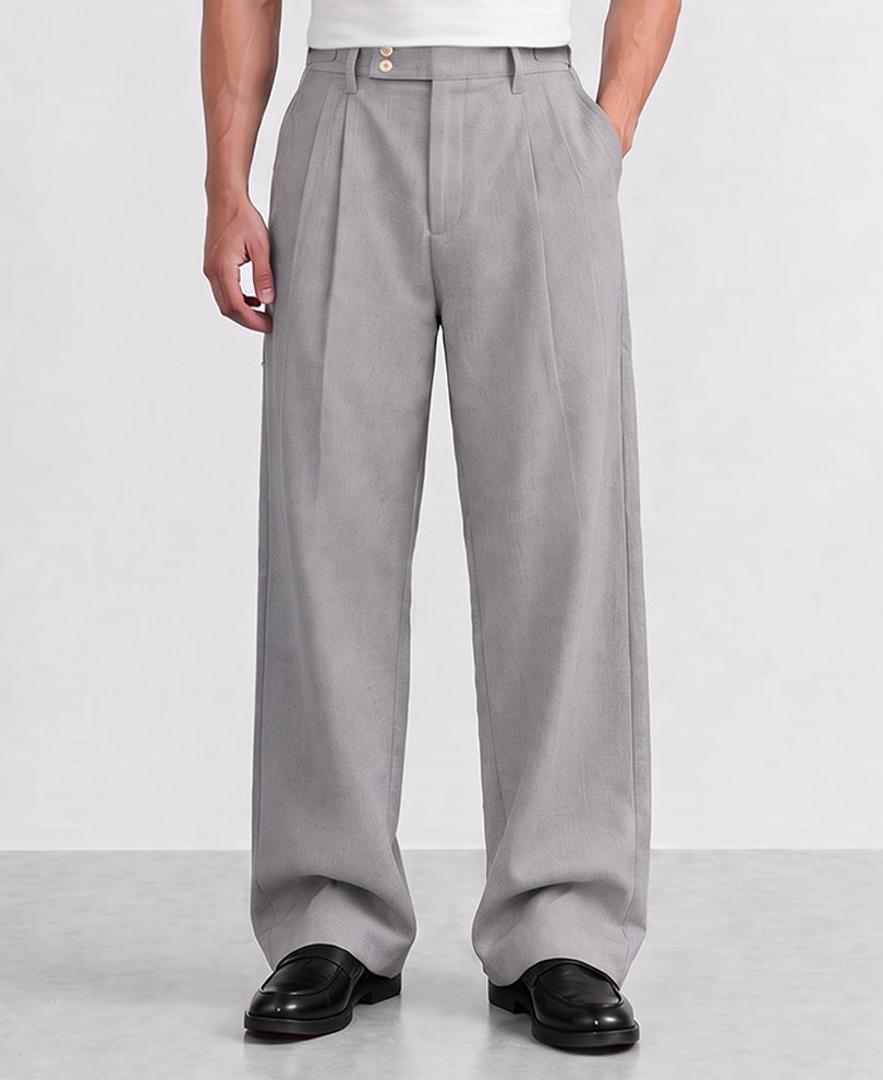 Gray Gurkha Pants