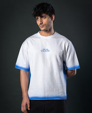 White Sprayed Oversize T-Shirt.