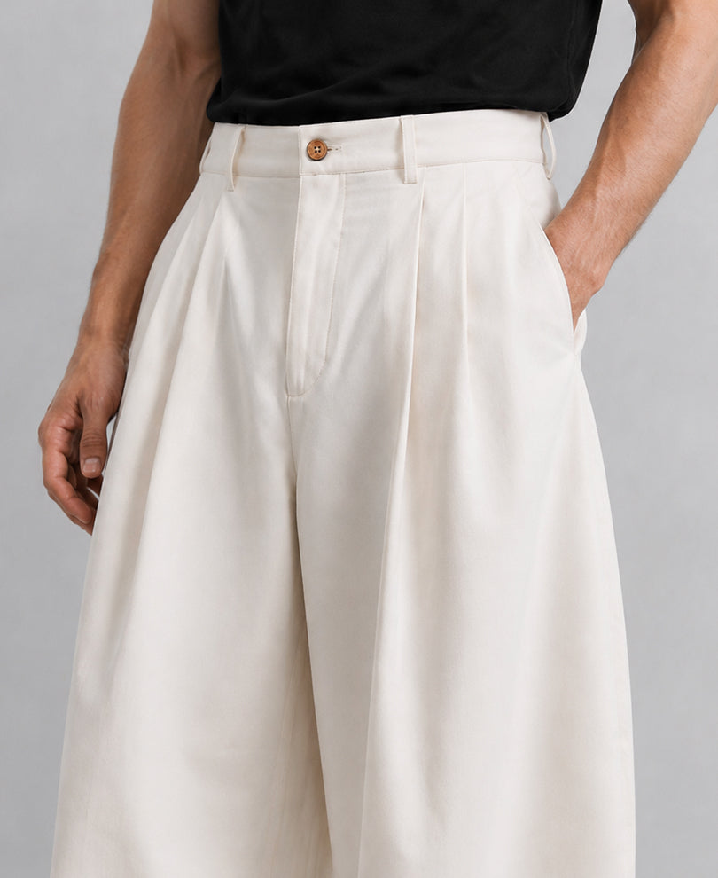 Off-White Pleated Barrel Trackpants