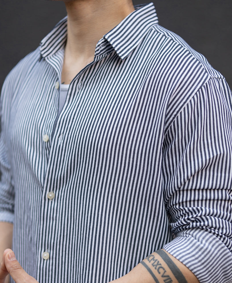 Black & White Striped Shirt.