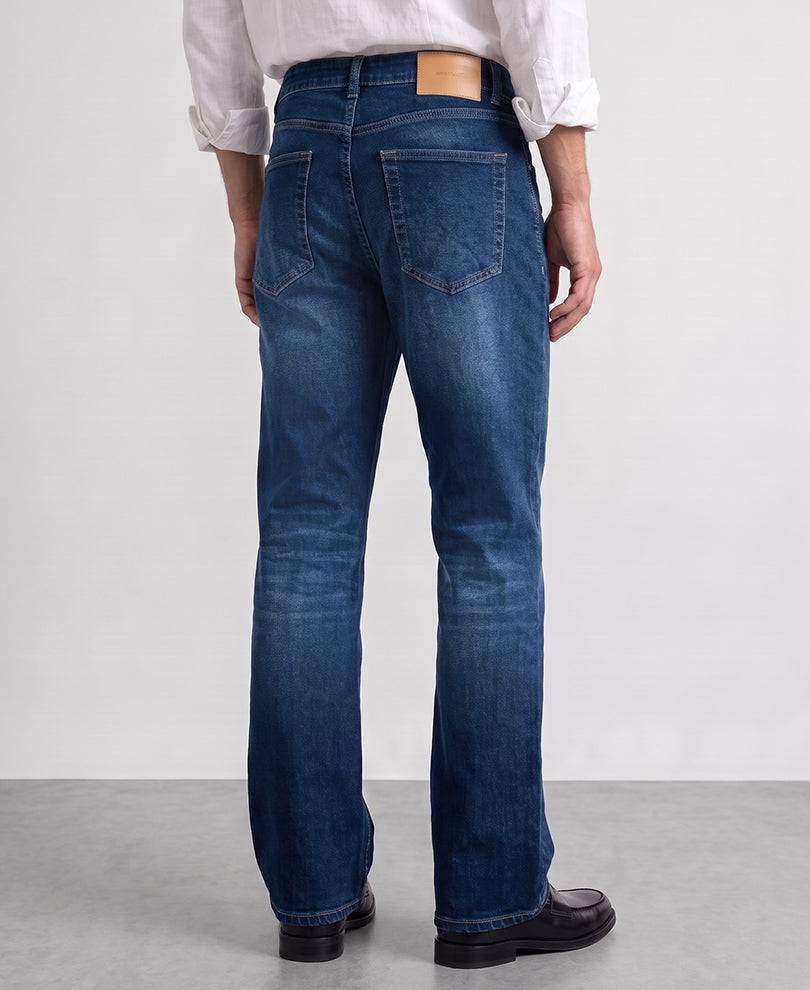 Dark Blue Bootcut Jeans