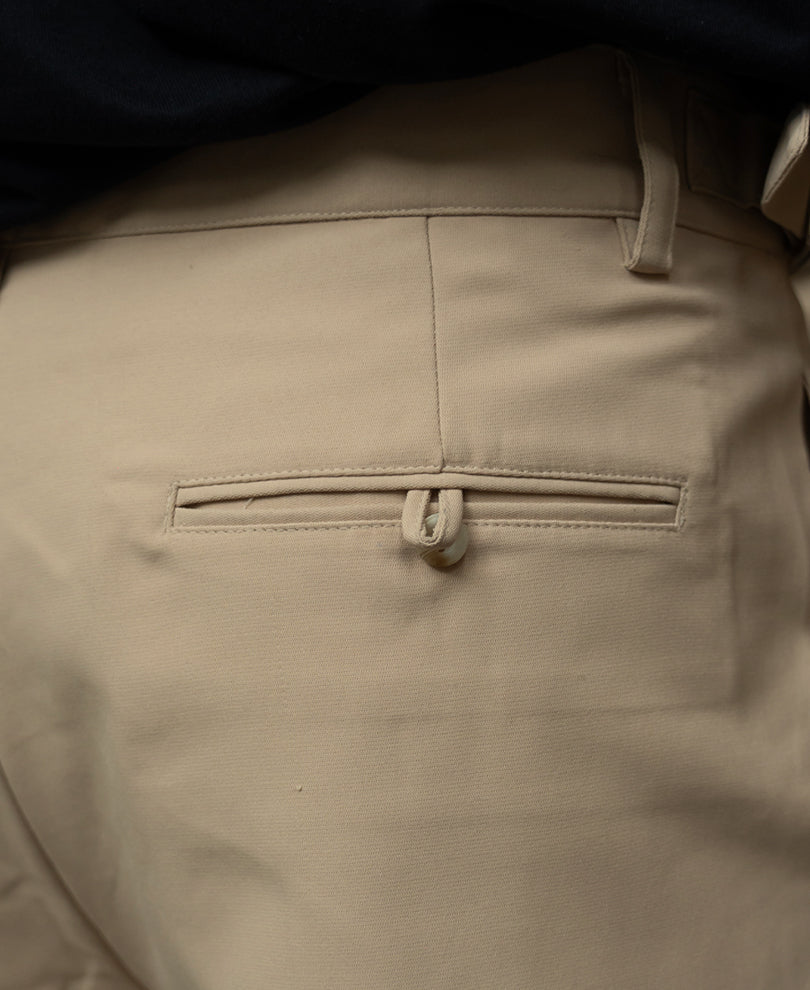 Cream Baggy Gurkha Trouser
