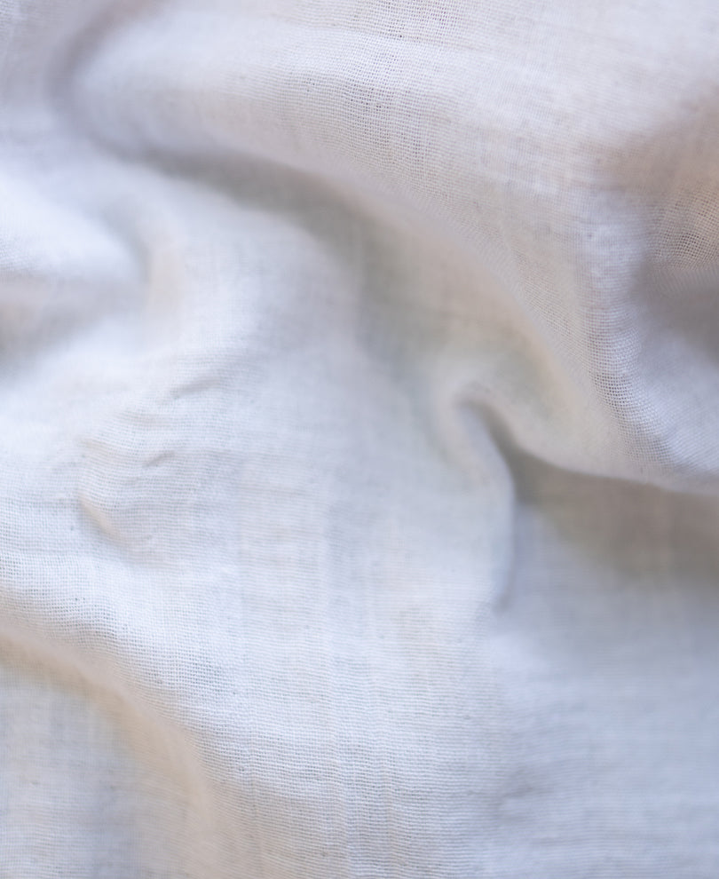 White Lightweight Summer Hoodie 100% Cotton