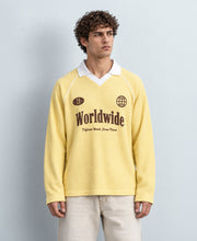 Yellow Printed Raglan T-Shirt
