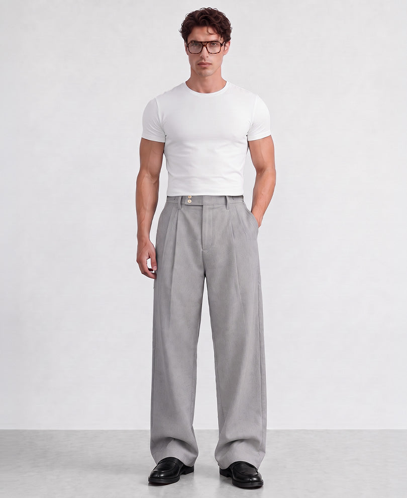 Gray Gurkha Pants