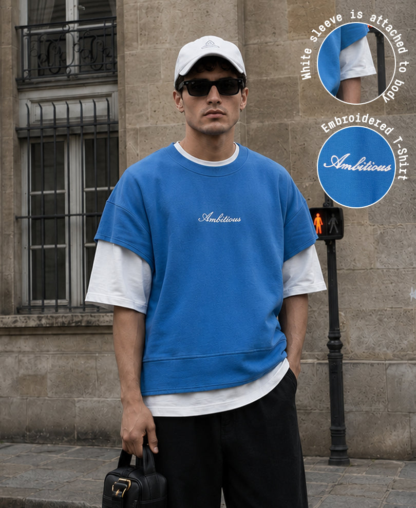 Royal Double Layered T-Shirt 100% Cotton
