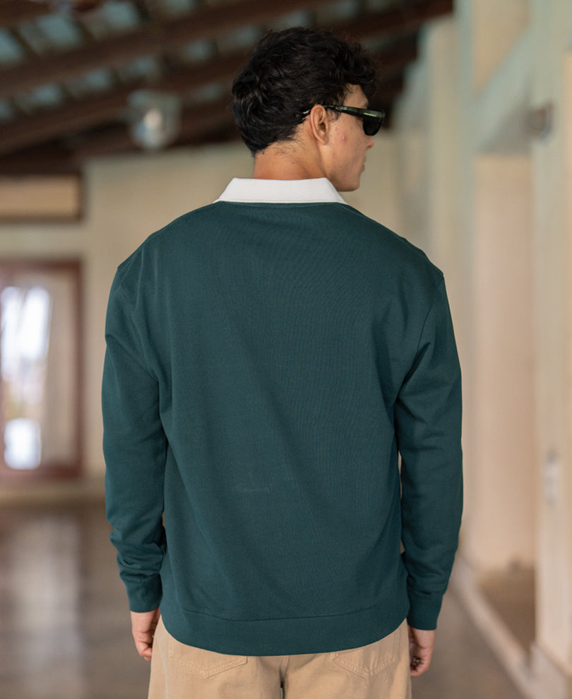 Pine Embroidered Sweatshirt 100% Cotton