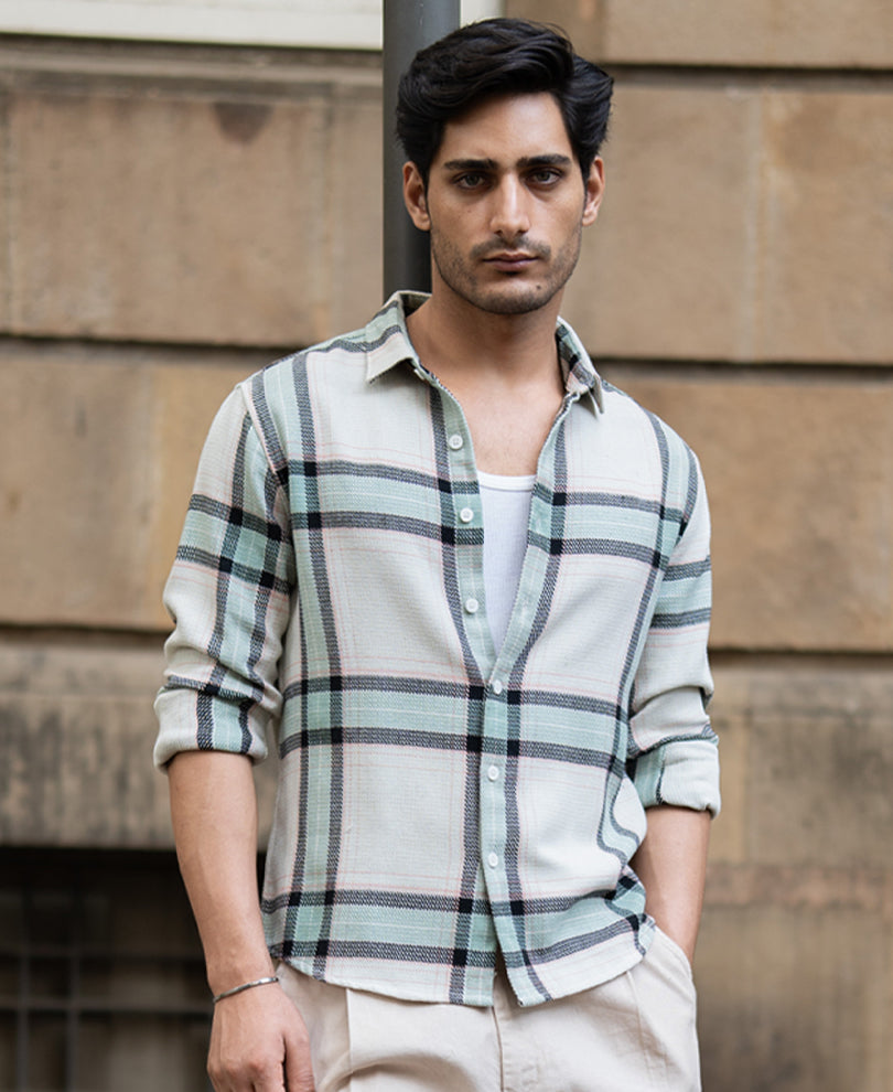 Off-White Structure Checks Shirt.