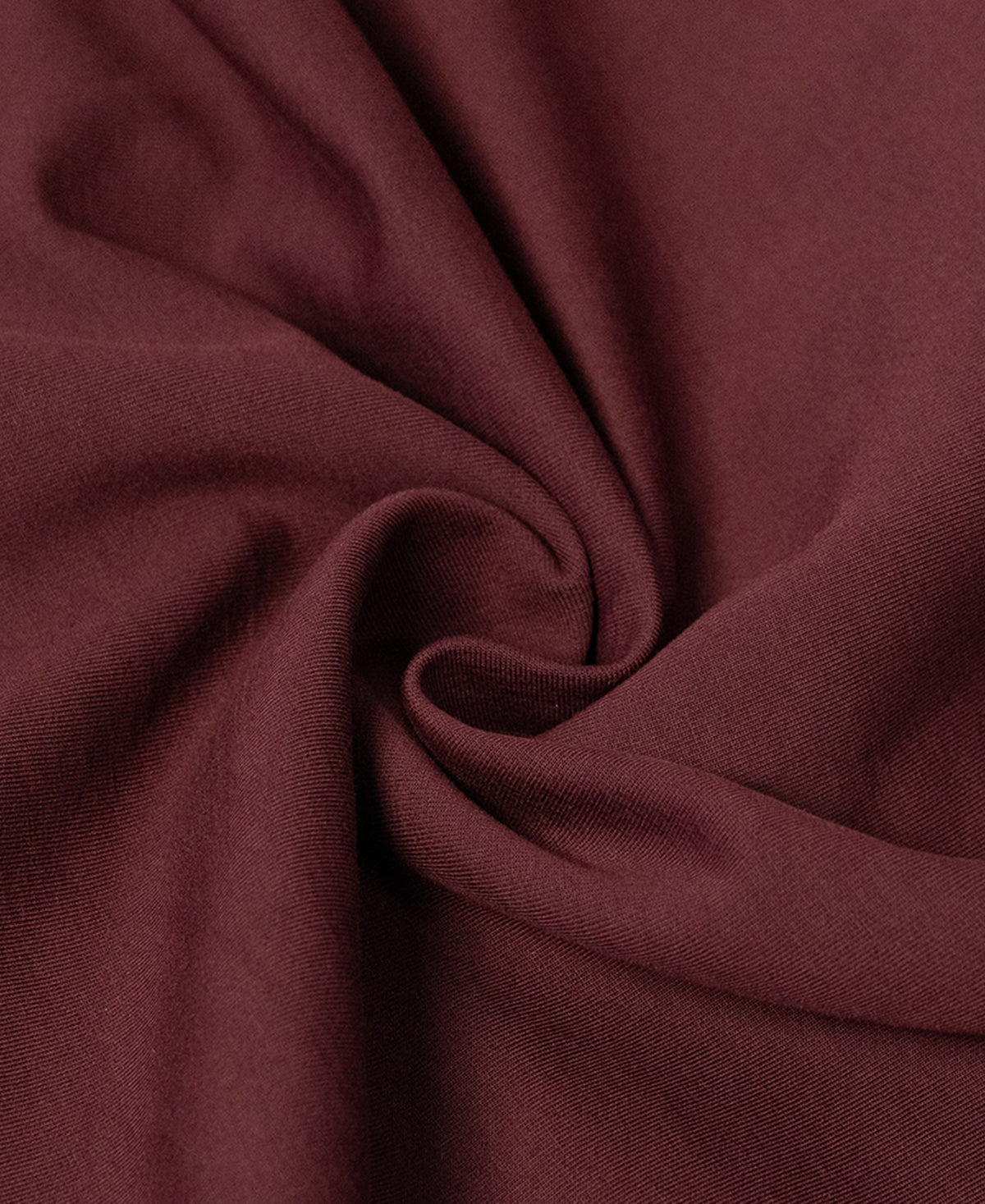 Wine Contrast Collar Polo T-Shirt