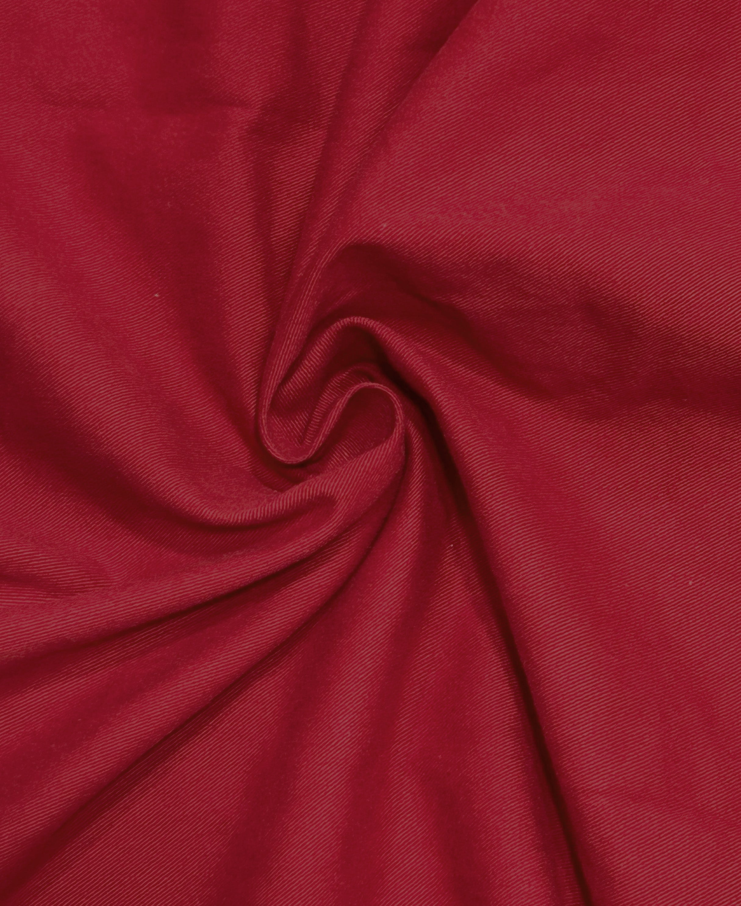 Red Structured Cotton Shirt