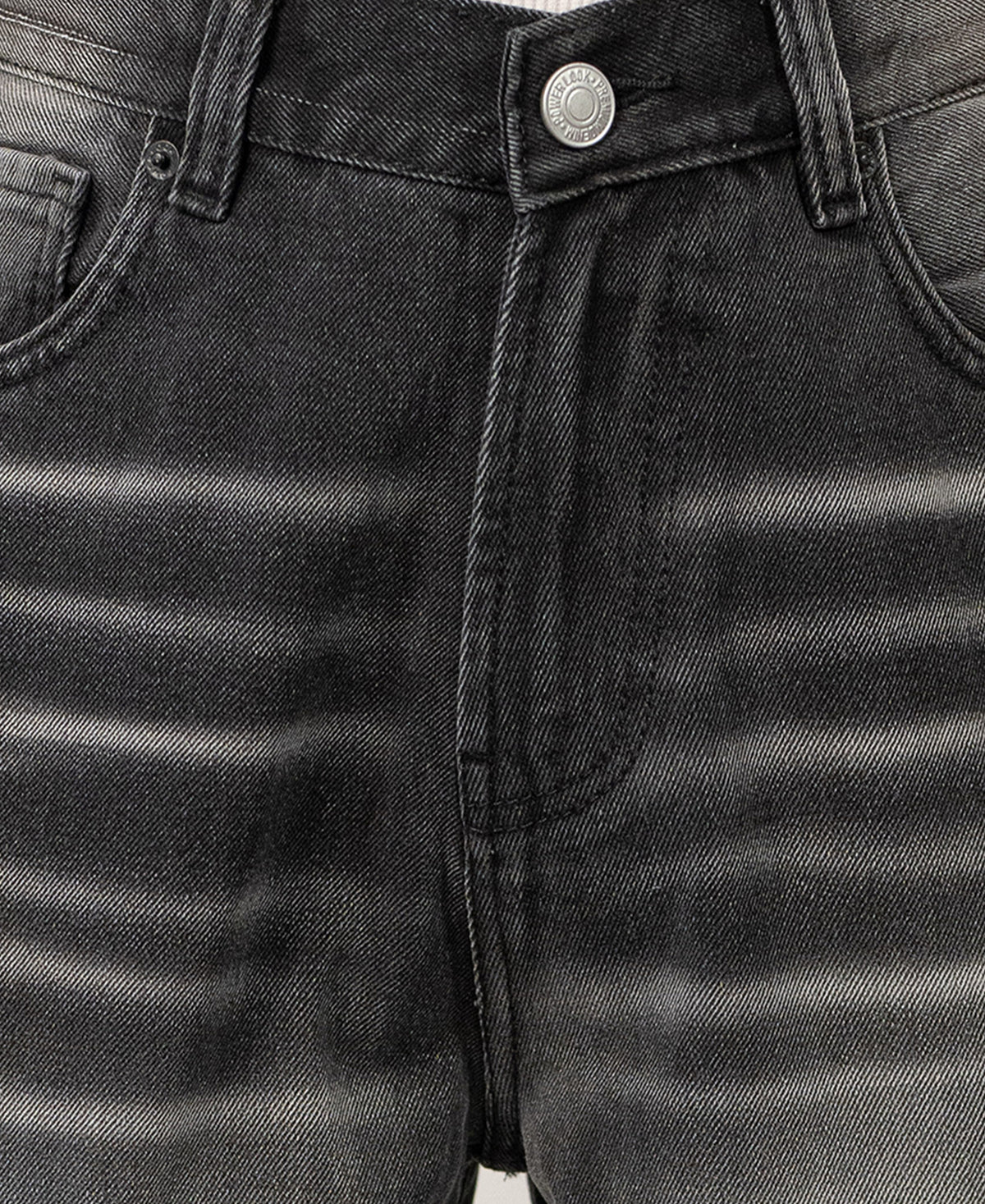 Black Washed Baggy Denim Jeans