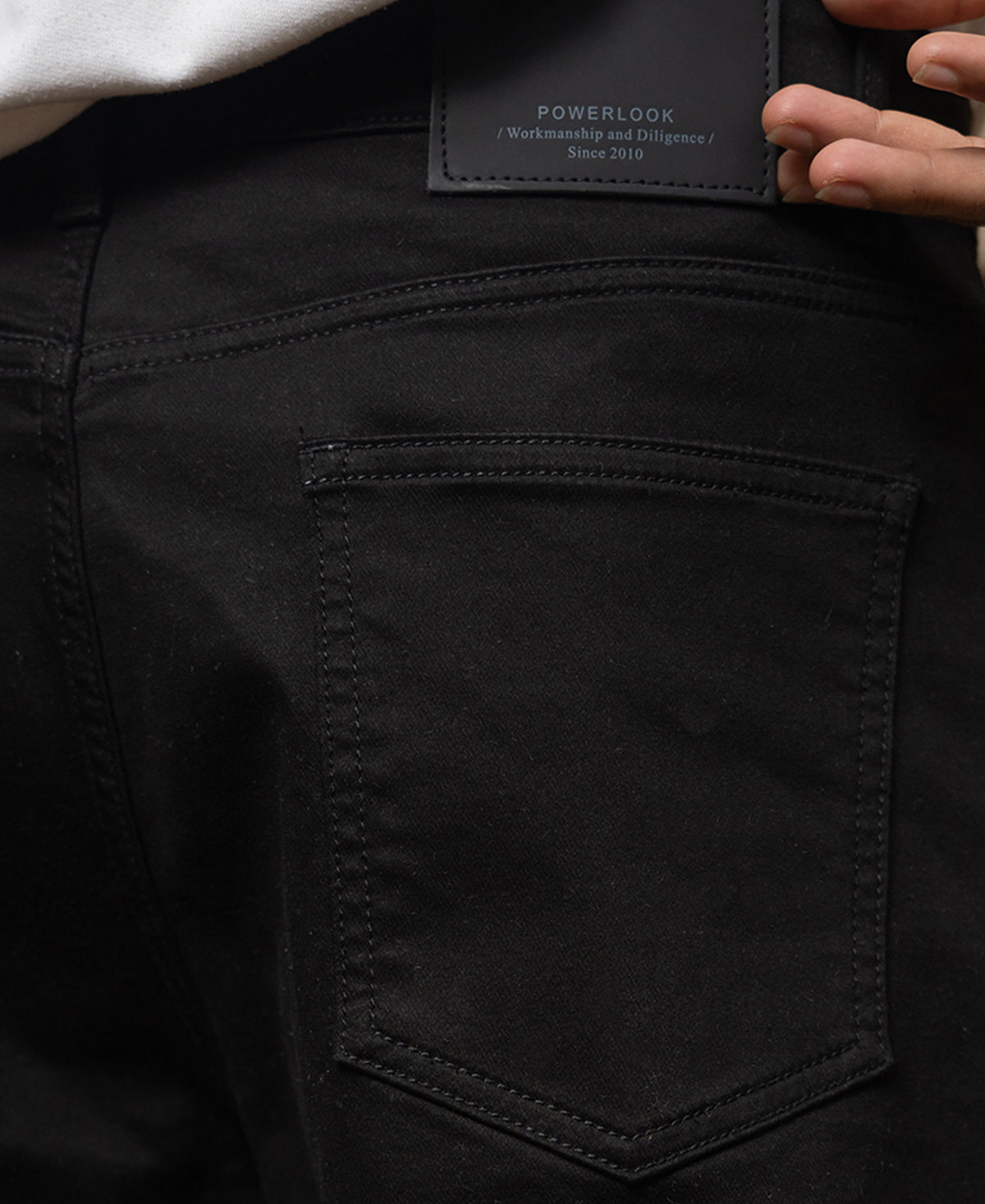 Black No Fade Extra Baggy Jeans