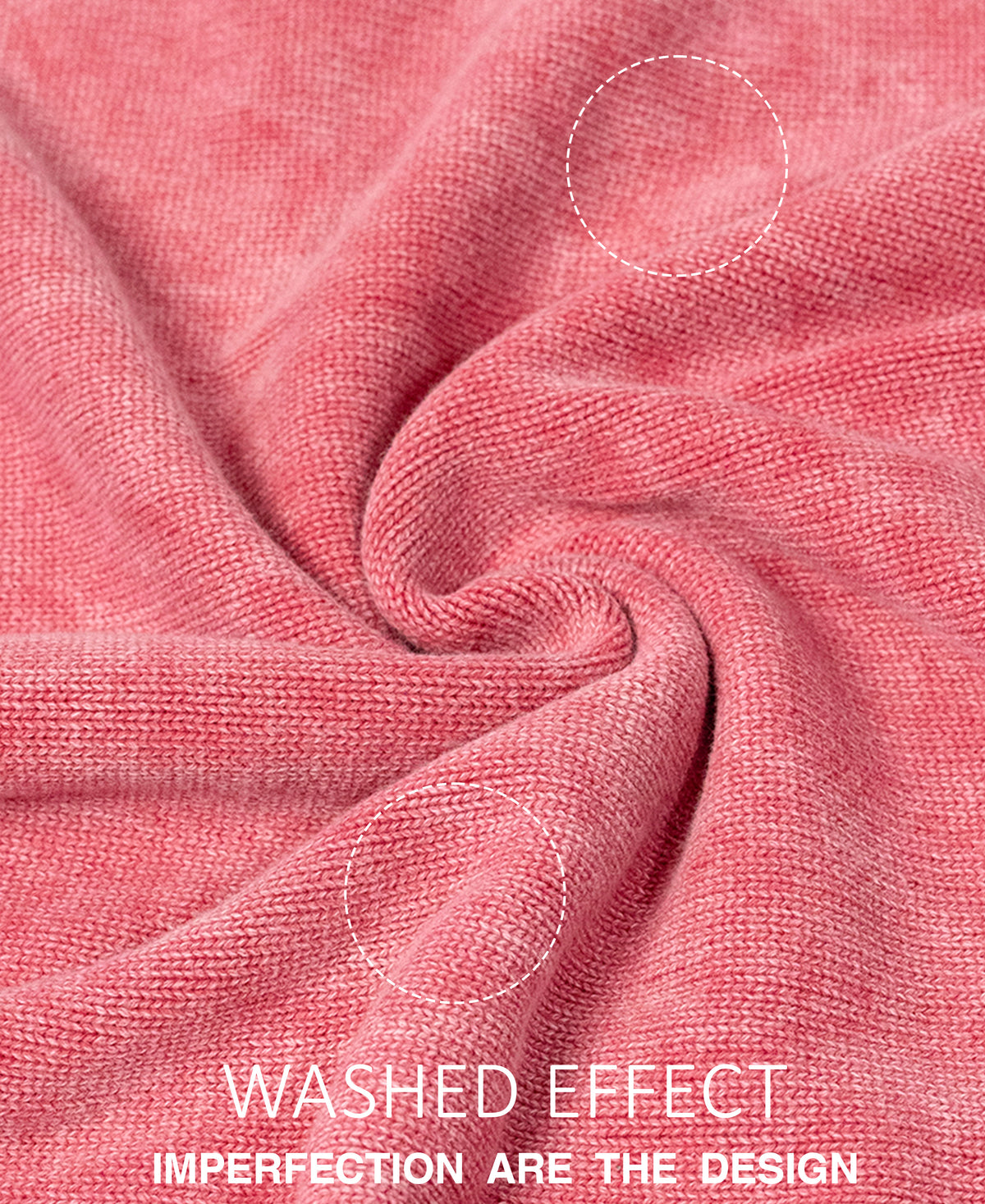 Pink Structured Polo Sweater