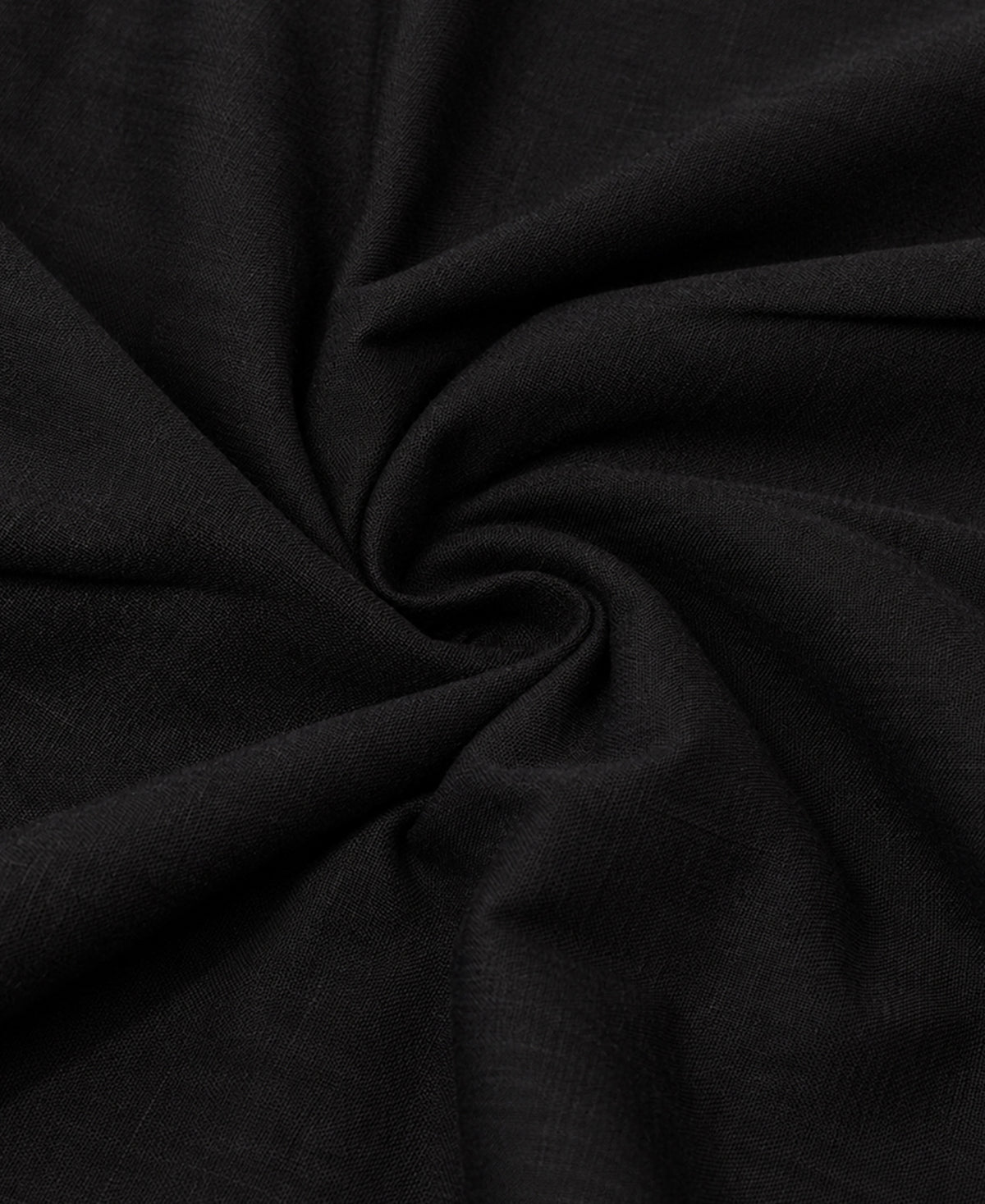 Black Contrast Embroidered Kurta Shirt