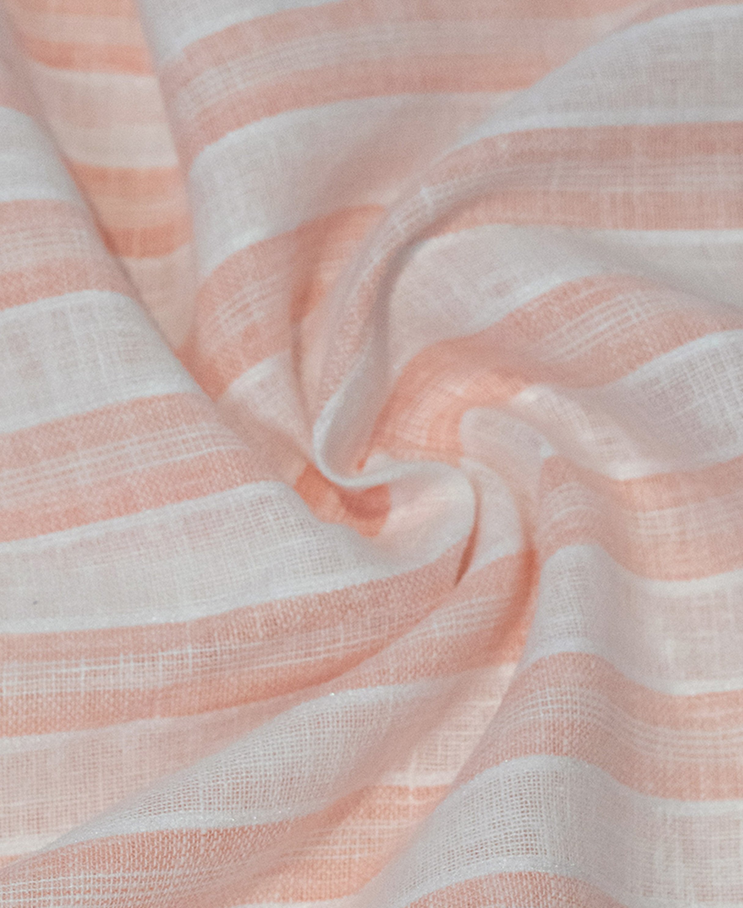 Peach Lightweight Stripe Shirt