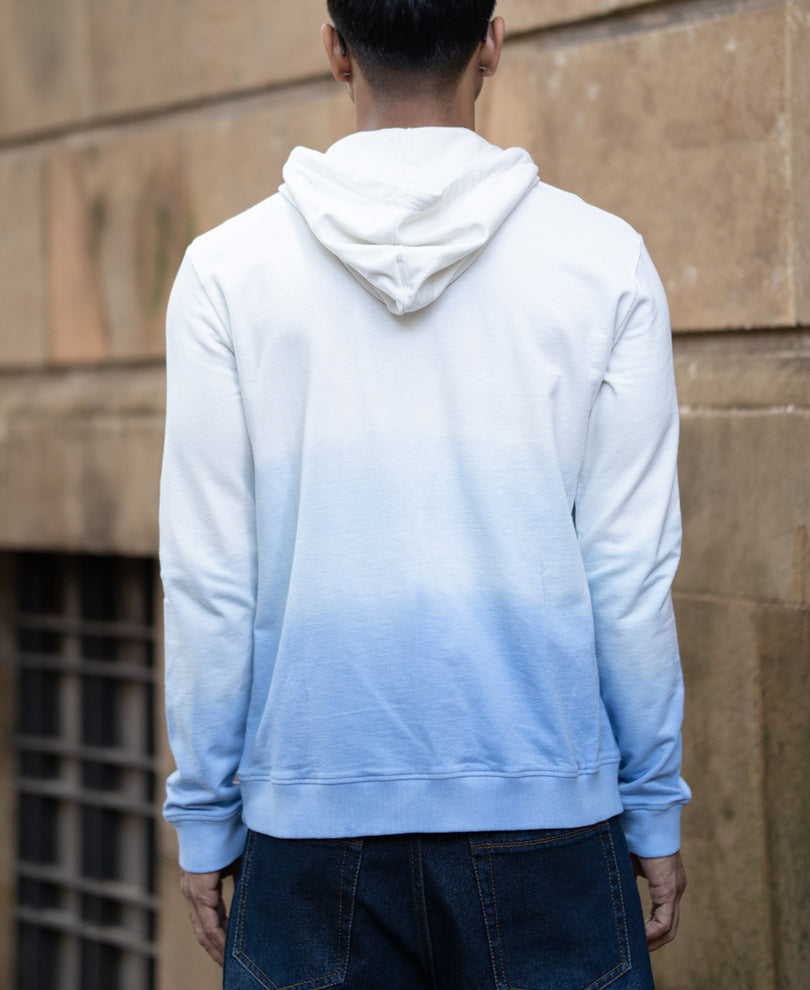 Blue Ombre Hoodie.