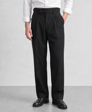Black Pleated Gurkha Pants