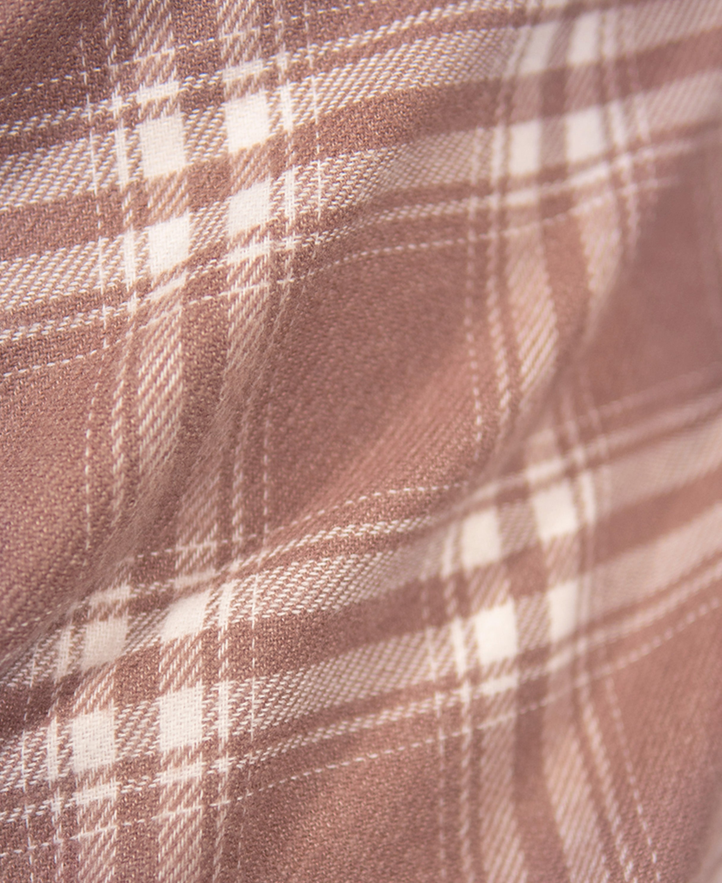 Light Brown Printed Checks Shirt 100% Cotton