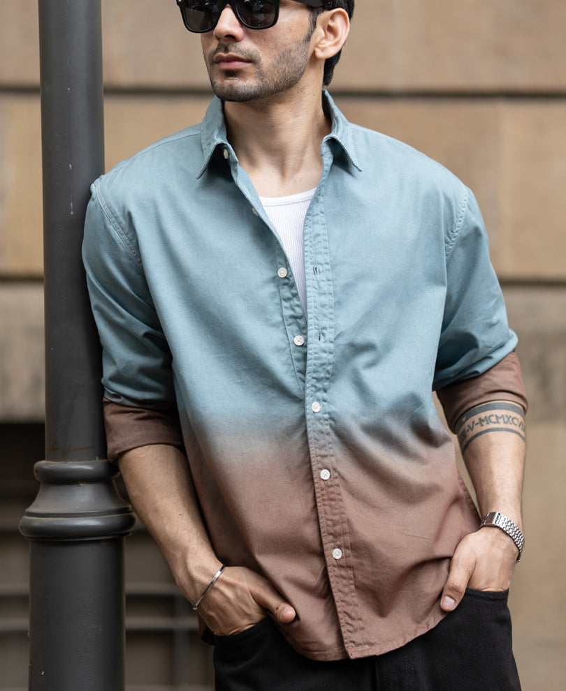 Grey Sky Ombre Shirt.
