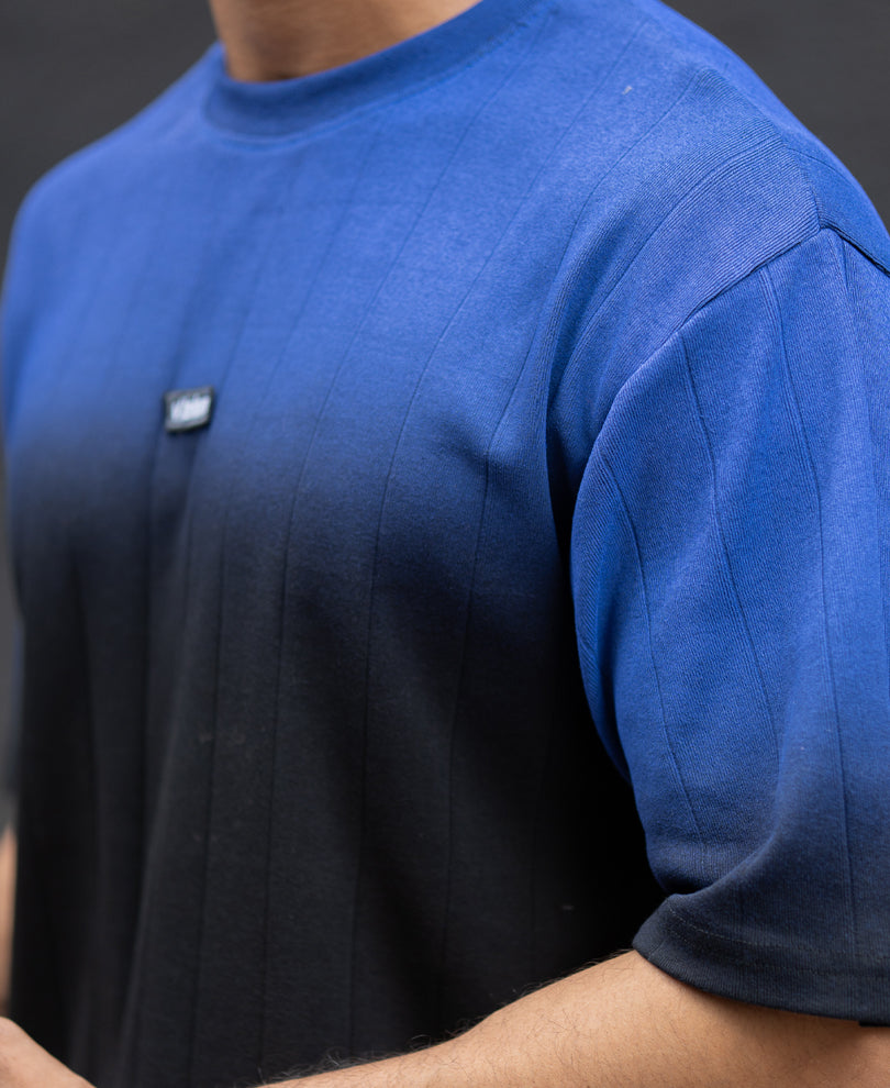 Black Sprayed Structure T-Shirt.
