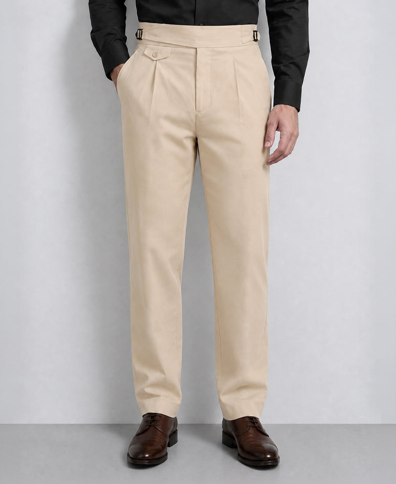 Beige Gurkha Trousers