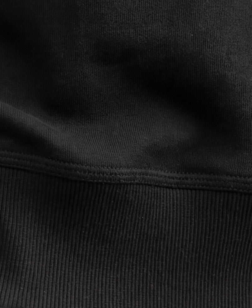 Black Embroidered Boxy T-Shirt 100% Cotton