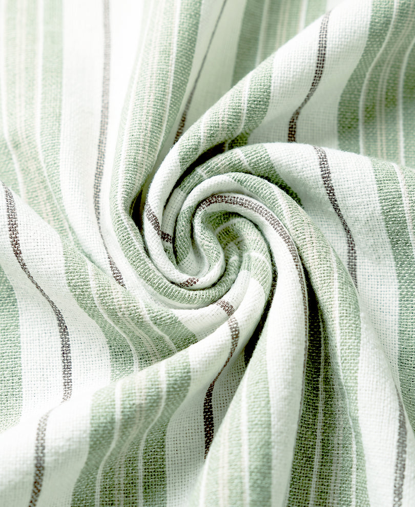 Green Strucured Stripe Shirt