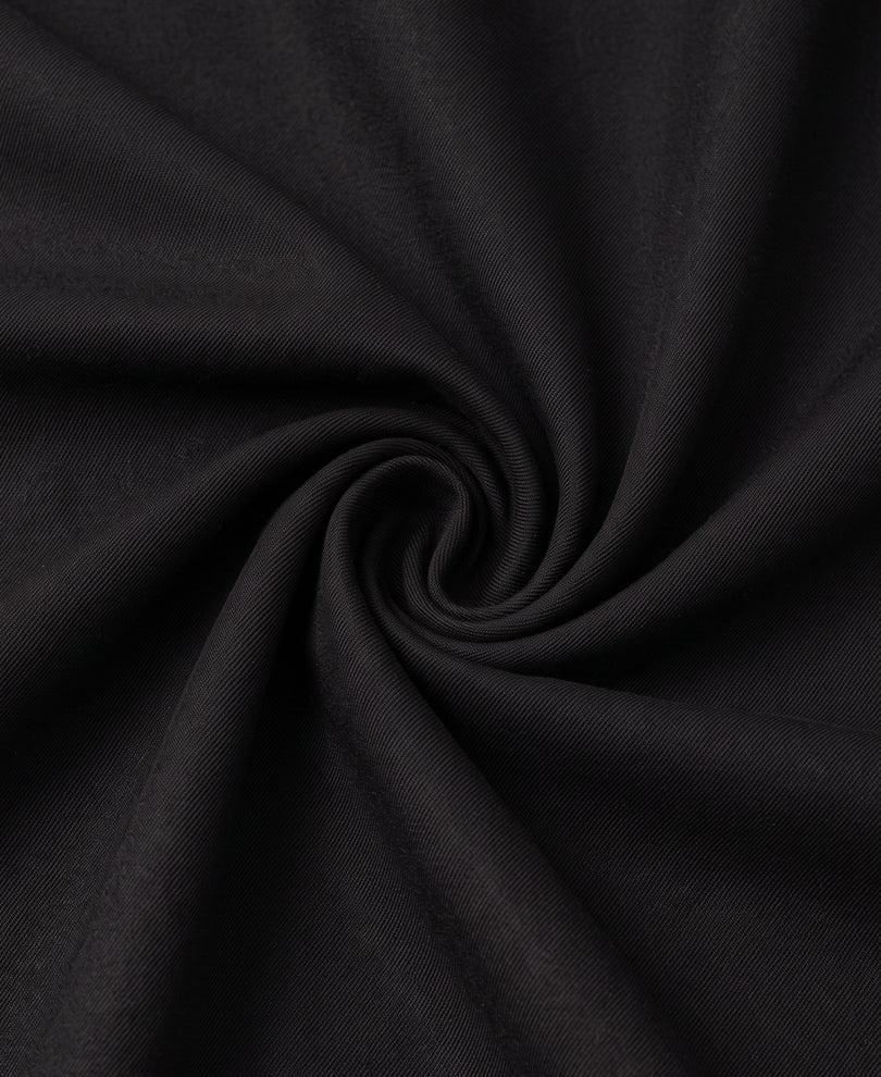 Black Contrast Collar Polo T-Shirt