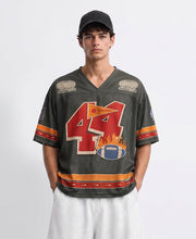 Grey Printed Jersey T-Shirt