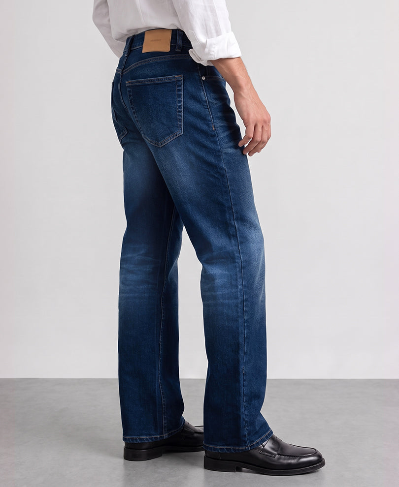 Dark Blue Bootcut Jeans