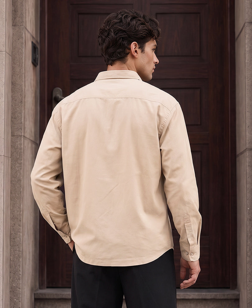 Beige Sunpatch Shirt 100% Cotton