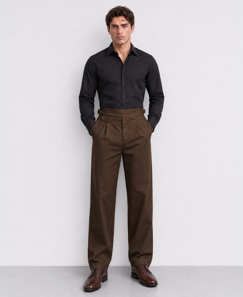 Brown Gurkha Trousers