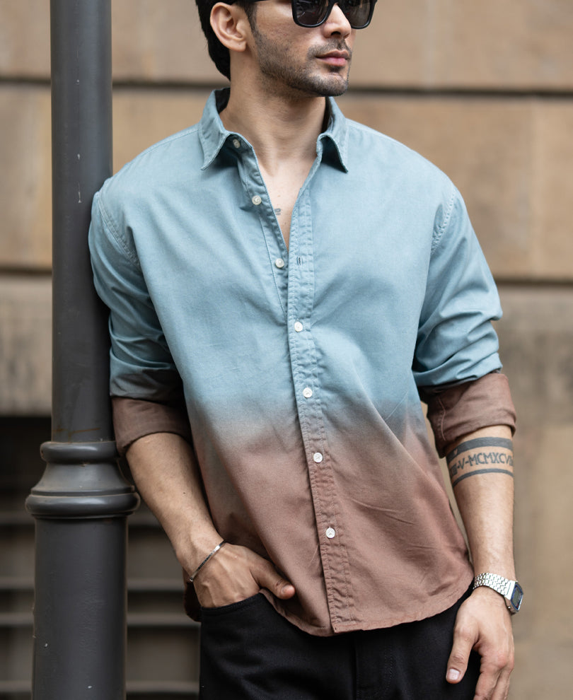 Grey Sky Ombre Shirt.