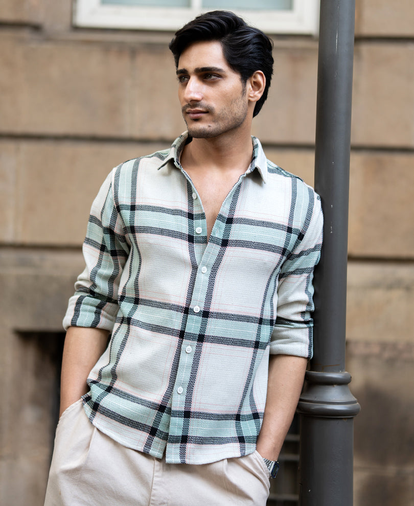 Off-White Structure Checks Shirt.