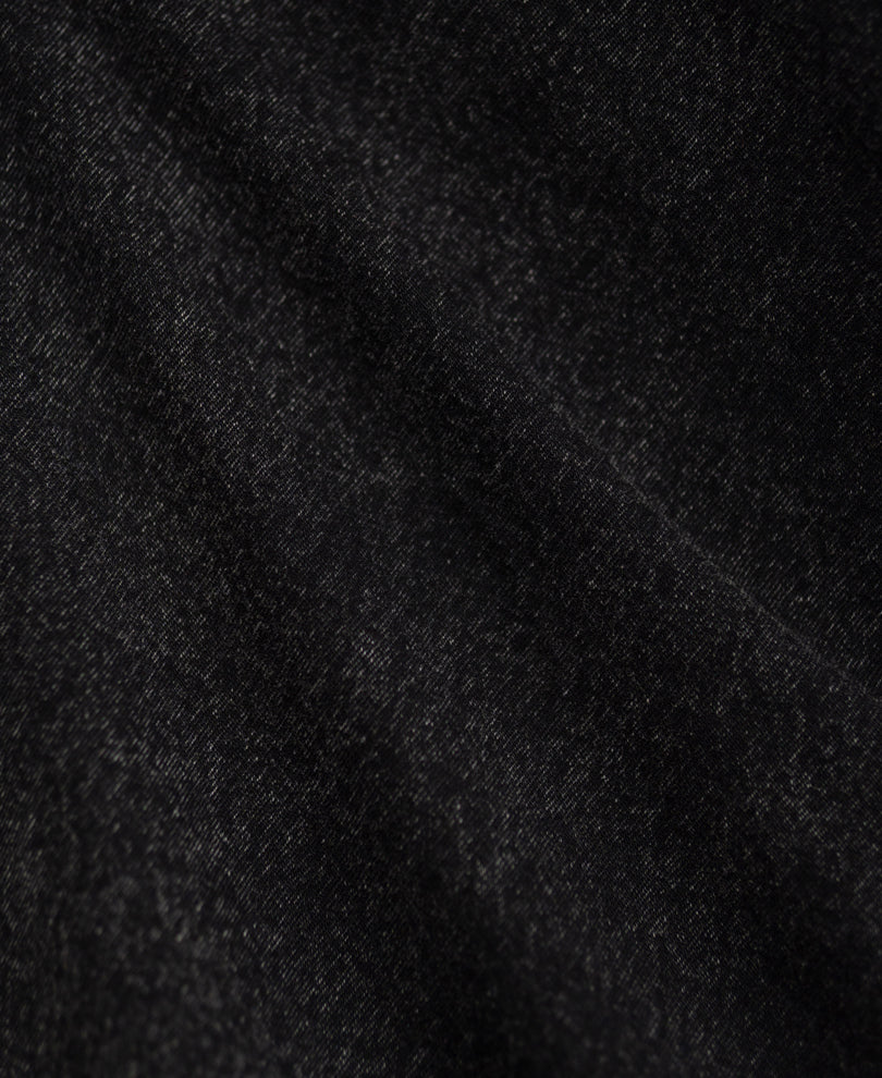 Black Washed Denim Shirt