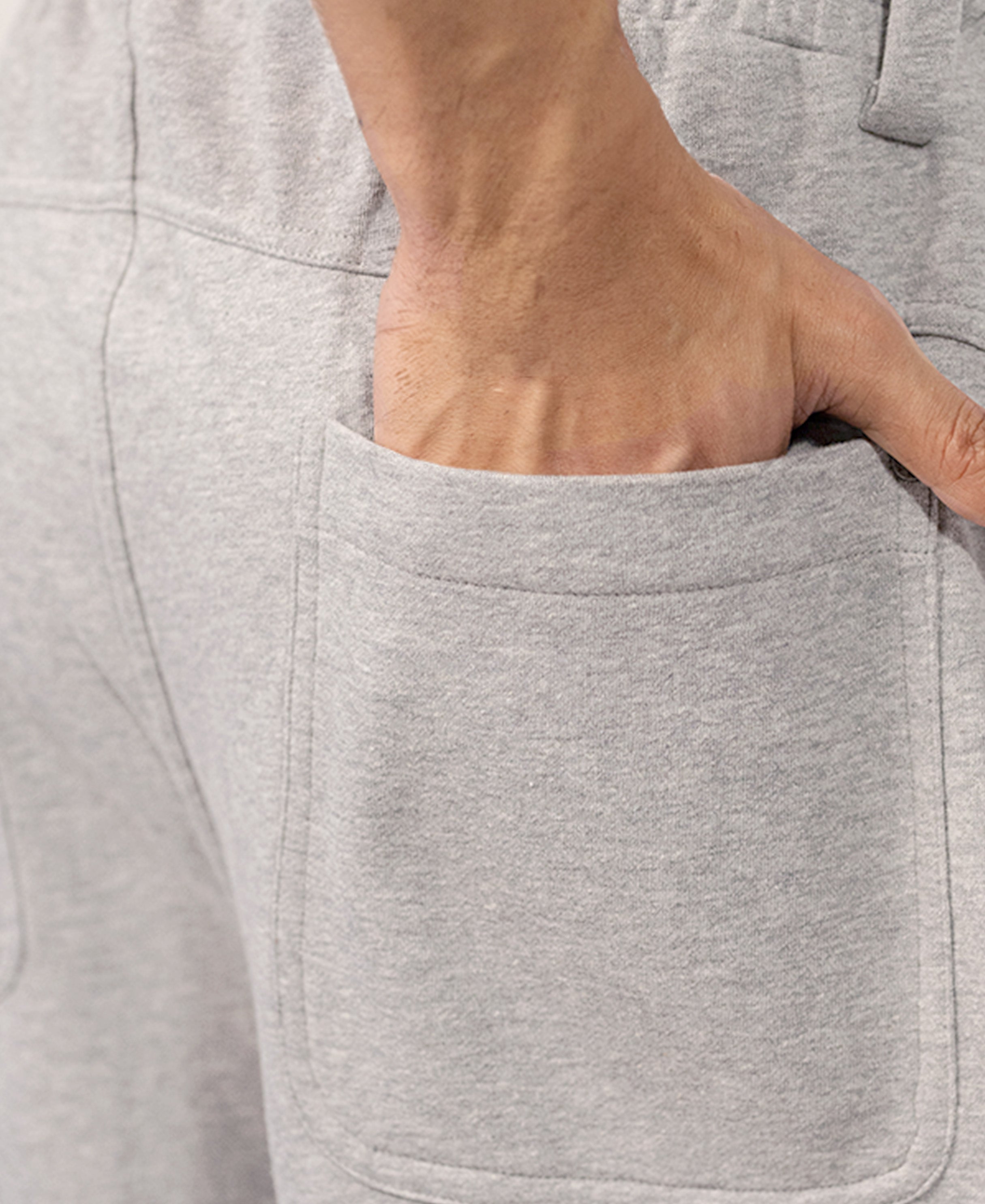 Grey Melange Carpenter Trackpants