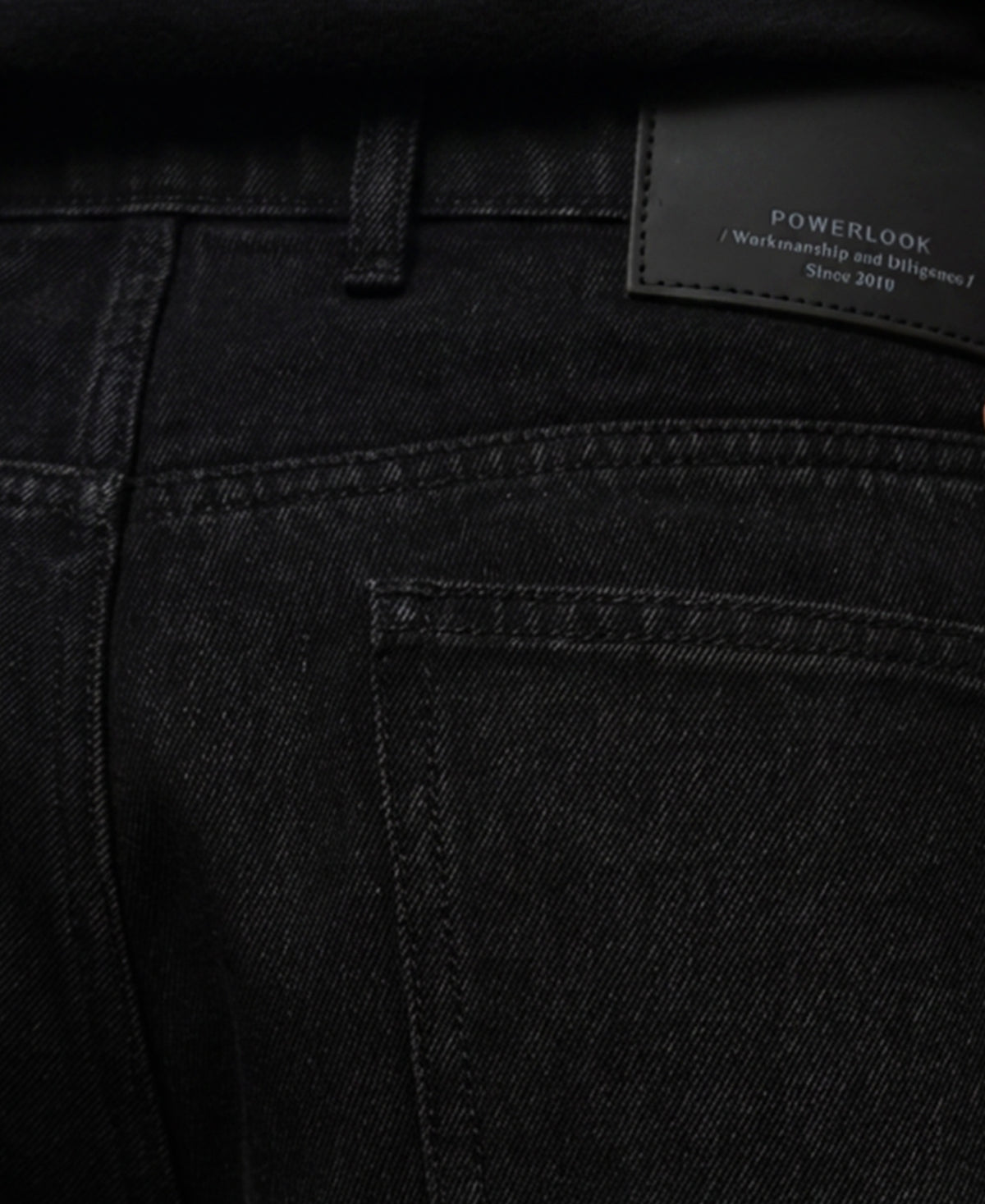 Black Washed Baggy Jeans