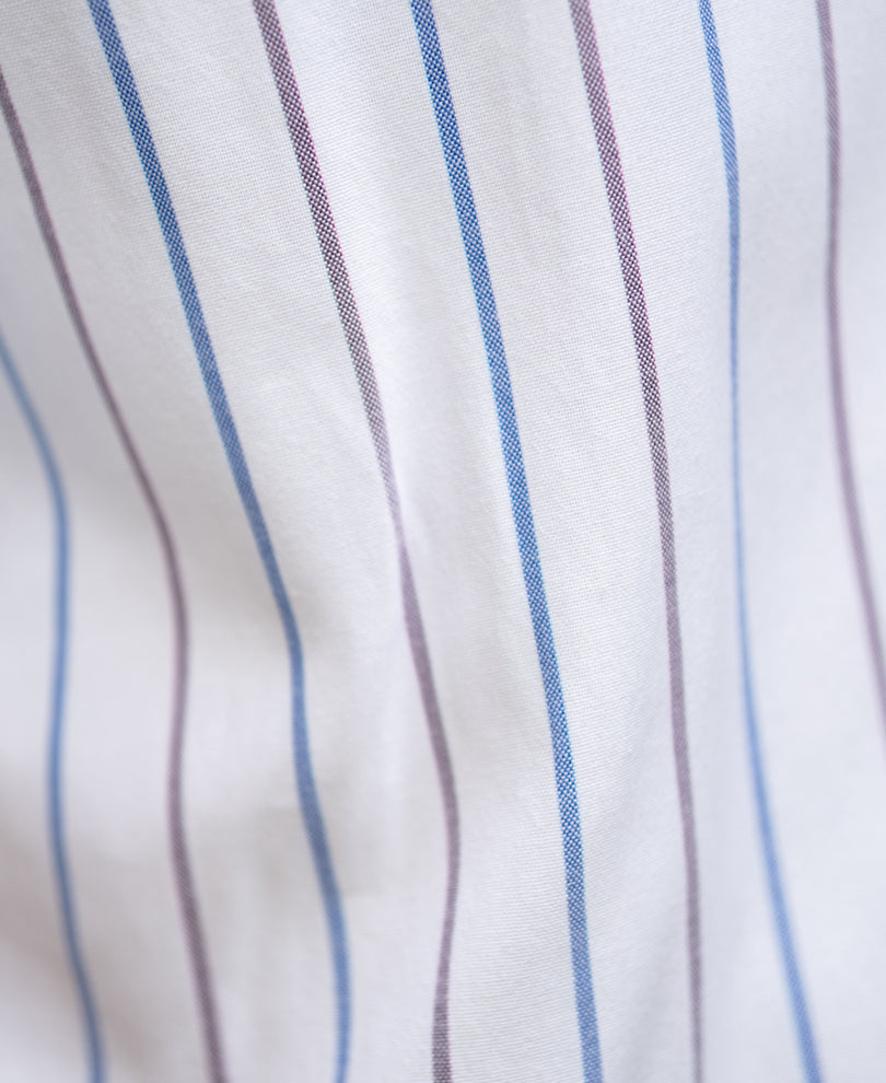 White Oxford Stripe Buttondown Shirt