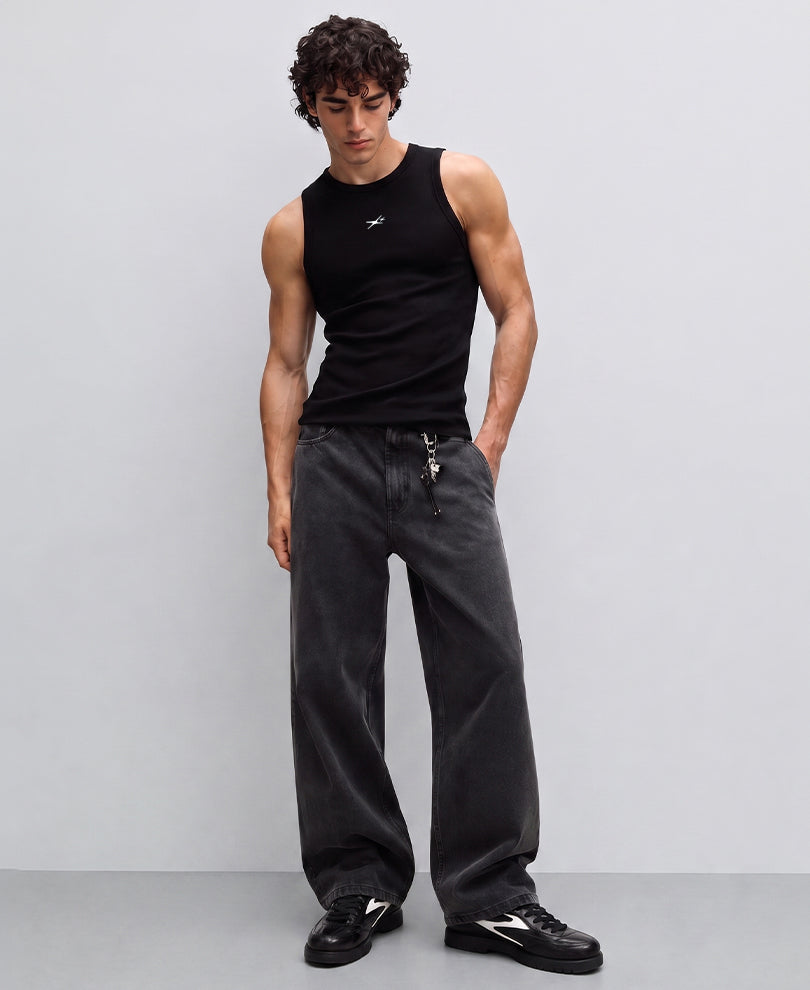 B&W Slim Fit Vest Pack Of Two 100% Cotton