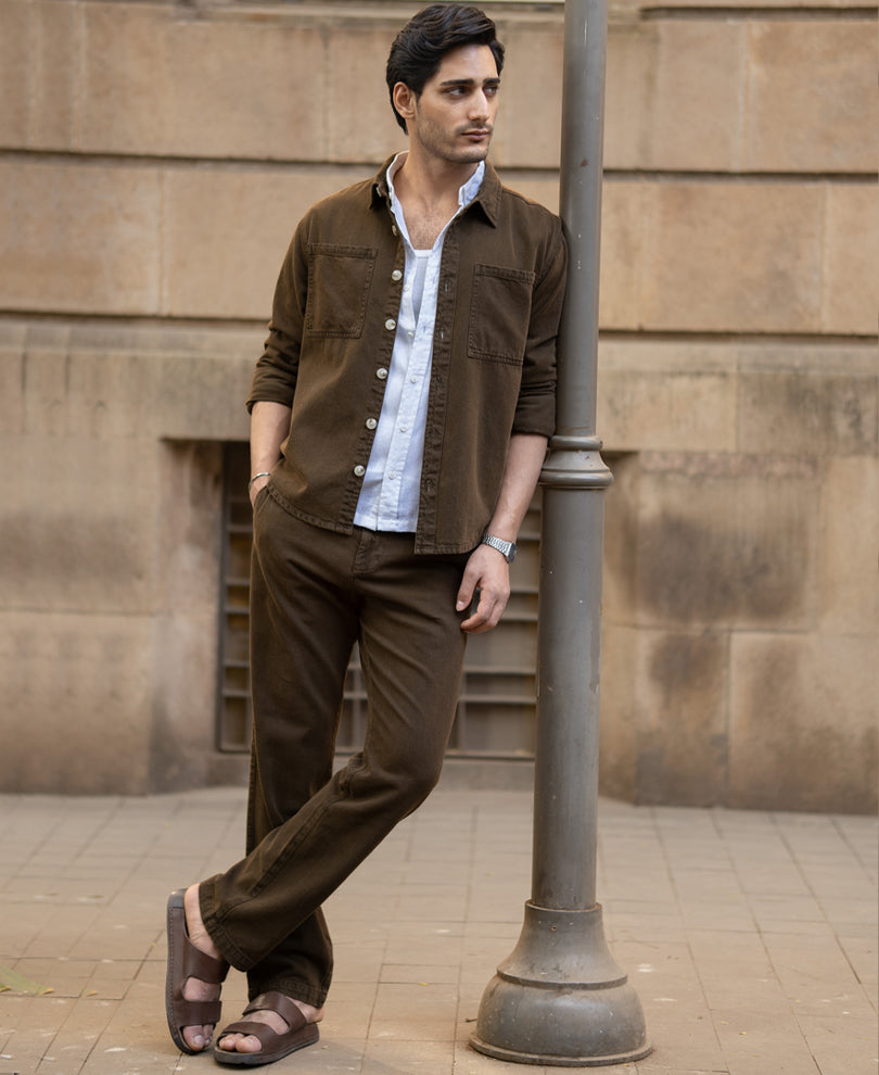 Brown Structured Co-ord Set.