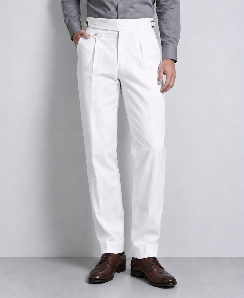 White Gurkha Trousers